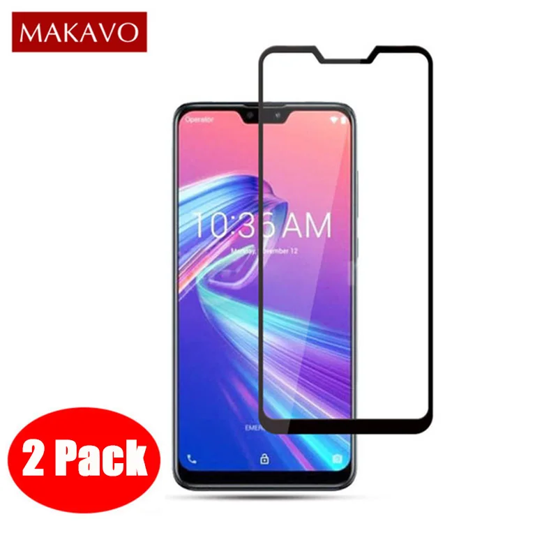 

2 Packs For ASUS Zenfone Max Pro M2 ZB631KL Tempered Glass Explosion-proof Screen Protector Film For ASUS Zenfone Max M2 ZB633KL