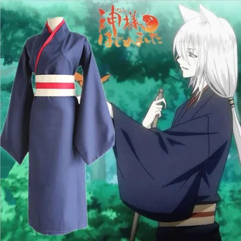

COSZTKHP Anime Kamisama Hajimemashita / Kamisama Kiss Tomoe Uniform Cosplay Costumes Kamisama Love Full Set Kimono (Robe+Belt)