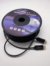 High speed HDMI 2.0 Active Optical Cable Ultra super slim 1080P 3D 4kx2k@60fps 20m 25m 30m 40m 50m 60m 70m 80m 90m 100m Gold