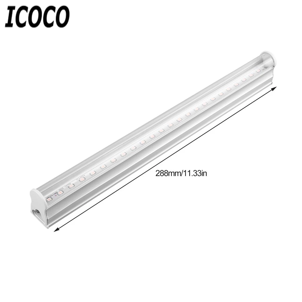 ICOCO 5 шт./компл. светодиодный светильник для выращивания полного спектра T5 трубка для внутреннего завода гидропонная система освещение для