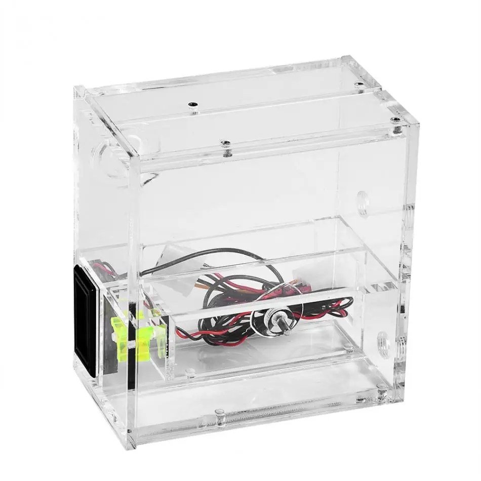

PC Computer Liquid Water Cooling Reservoir Dual CD Driver Tank with Dial Thermometer Flow Meter 2018 Cooling Reservoir Tank