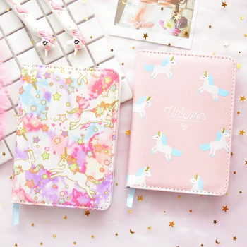 

A6 Kawaii Notepad Agenda Planner Cloth Cover Notebook Stationery Fashion Notebook Planner Diary School Supplies Defter 2020