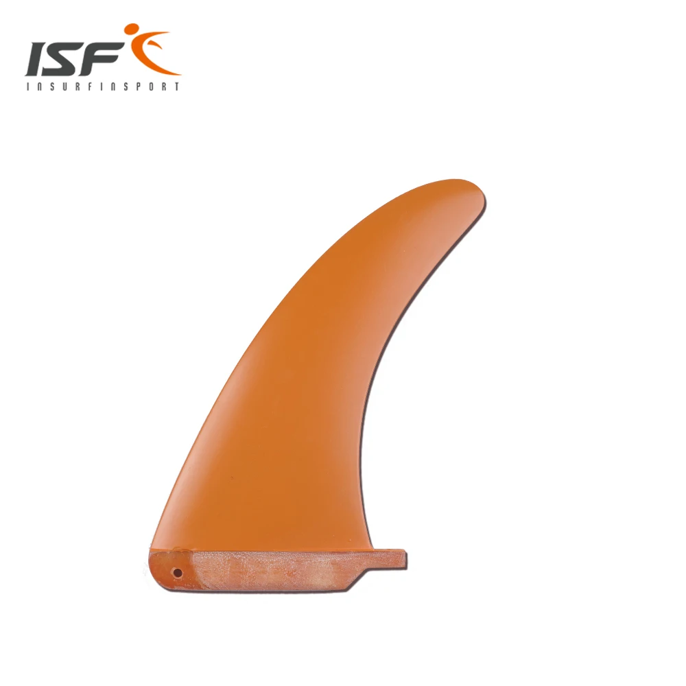 orange longboard fins quilhas/surf board fins/paddle board fin/center fin with paint 10 inch surfing longboard fins quilhas paddle surfboard longboard fins fiberglass wakeboard fins