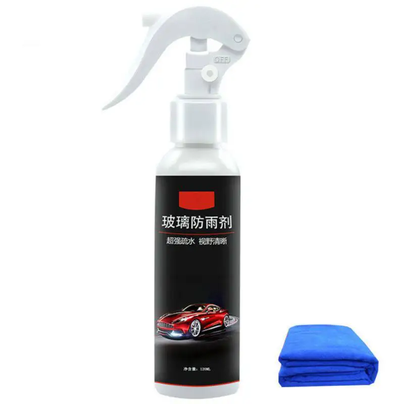 

2019 120ml Auto Rearview Mirror Repellent Agent Car Glass Anti Water Front Windshield Anti-Rain Agent With Towel Car-styling