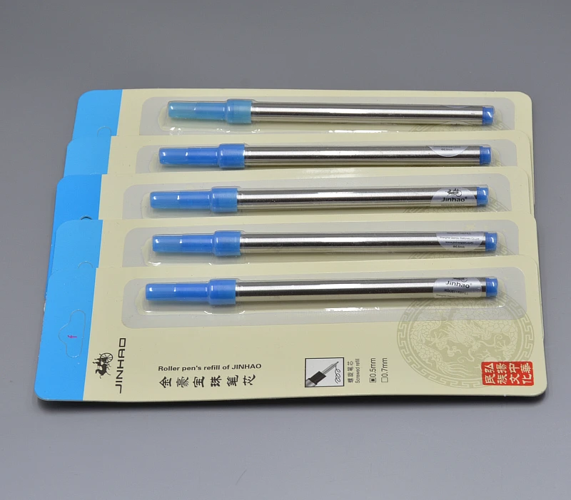 High Quality 10pc black/blue screw style jinhao Ink Pen Refills for