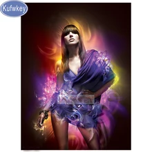 Фантазия женщина Алмазная вышивка, фото на заказ 5d алмазная живопись, вышивка крестиком, 3D, Алмазная мозаика, портрет алмазная живопись, подарок
