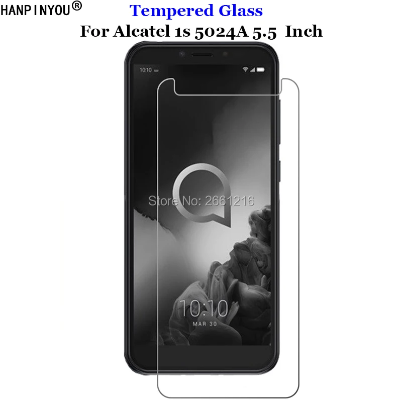 

For Alcatel 1s 5024A Tempered Glass 9H 2.5D Premium Screen Protector Film For Alcatel 1s 5024A 5.5"