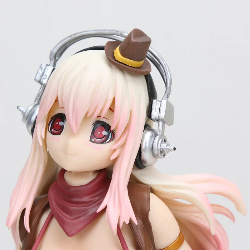 Аниме supersonico фигурка школьная форма для девочек супер купальный костюм Sonico бикини Горячая Коллекционная модель игрушки куклы