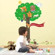 

Colorful kids wall stickers tree removable cute baby room wall decals home wall decoration stikers