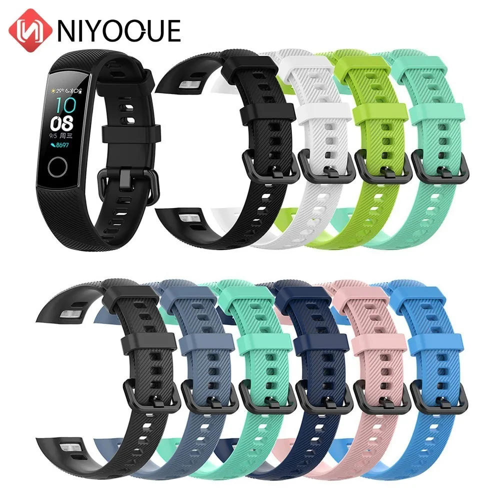 

For Huawei Honor Band 4 Standard Version Smart Wristband Strap For Honor Band 4 Sport Silicone Bracelet Strap Accessories Belt
