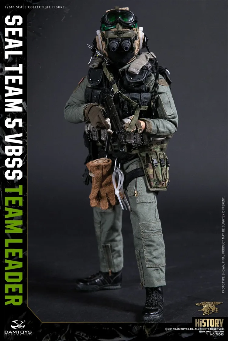 Для сбора Solider фигурку полный комплект 1/6 78046 78045 истории серии нам SEAL TEAM 5 VBSS команды лидер Мужской рисунок