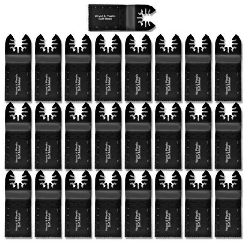 

25pcs Oscillating Tool Accessories Workshop Cutter For Wood Metal Particleboard