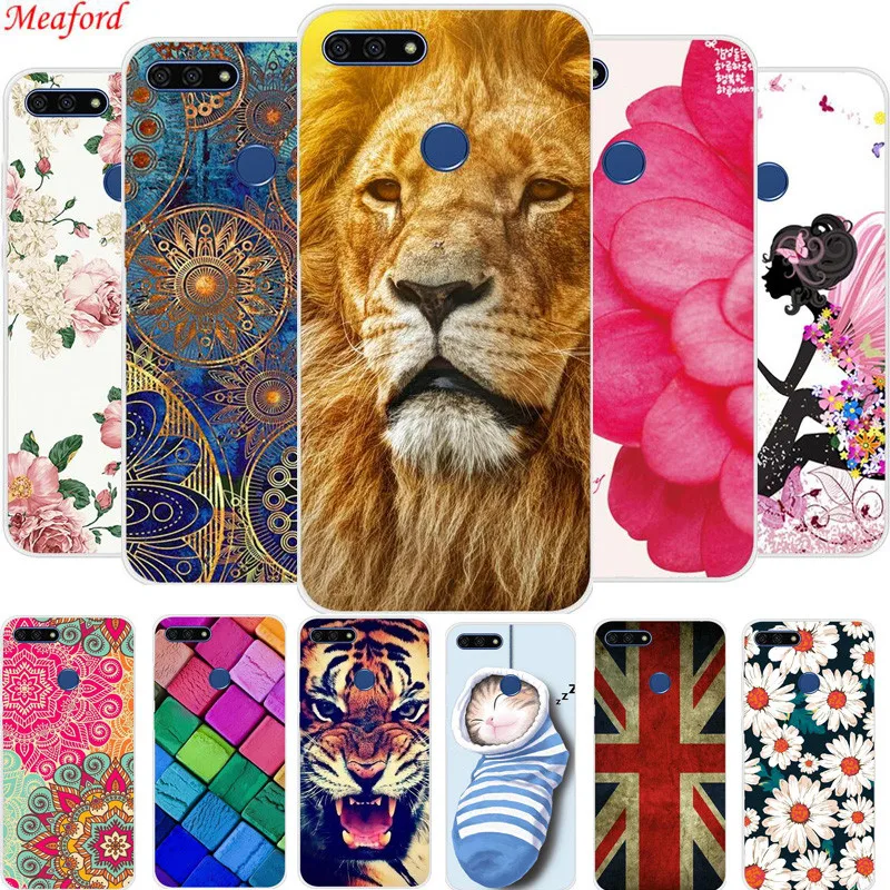 

AUM-L41 Cover For Huawei Honor 7C 5.7 Case Silicon Soft TPU Back Cover For Huawei Honor 7C Case Russia Honor 7 C Honor7C C7 Slim