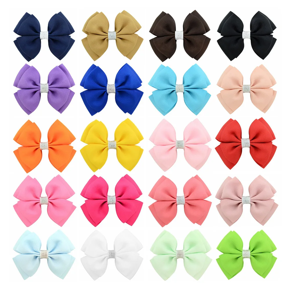 20pcs/lot Handmade cute Hair bows Headband Ribbon barrettes Headband
