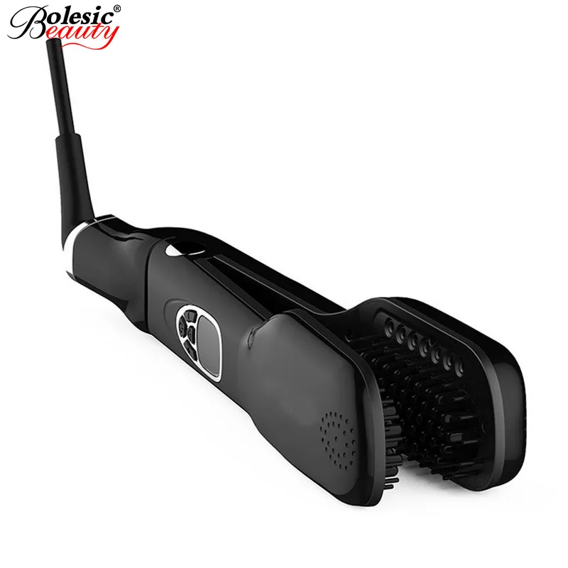 

Professional 450F Ceramic Vapor Steam Hair Straightener with Argan Oil Infusion Steam Flat Iron Ceramic Vapor Fast Heating Iron