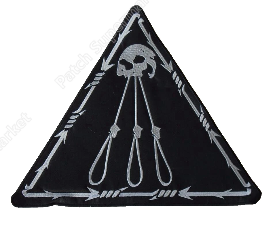 

11" REVENGE BLACK DEAT Large Band Iron On Back Patch MC Biker Vest leather Jacket APPLIQUE Heavy Metal Rock Punk Badge