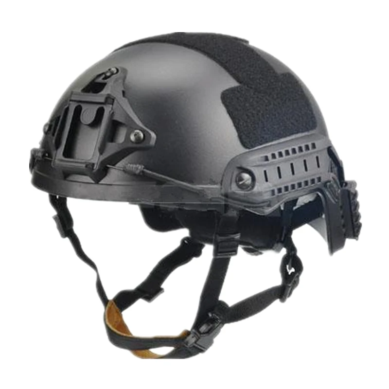 Тактический шлем для пейнтбола шлем с высоким вырезом шлем XP спортивный велосипедный шлем ABS материал для страйкбола Paintbal Черный DE FG M L - Цвет: Black