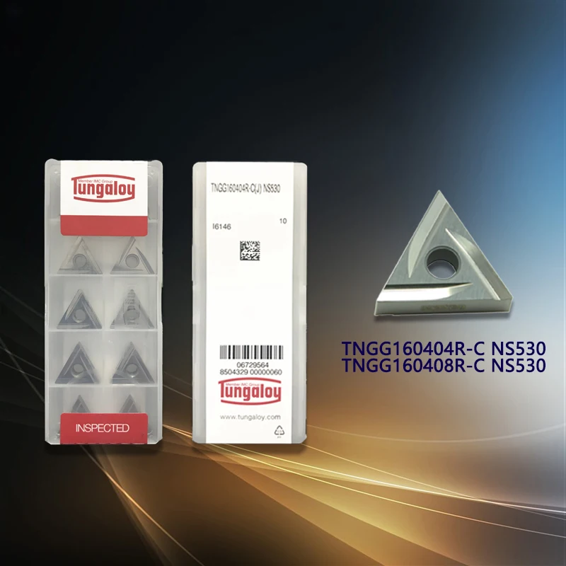 

TNGG160404R-C NS530 TNGG160408R-C NS530 10PCS Metal ceramic lathe tool CNC blade alloy carbide blade