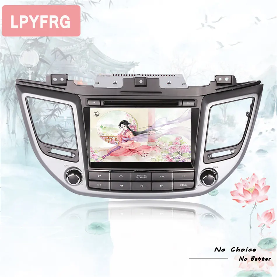 Cheap Android 9.0 4G+64G for Hyundai IX35 Tucson 2015 2016 2017 2018 gps navigation 2 din car dvd player gps radio stereo Audio Video 1