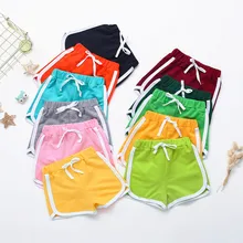 baby shorts kids shorts for girls boys toddler children Elastic sports short cotton Pants clothes шорты для мальчика хлопок 4