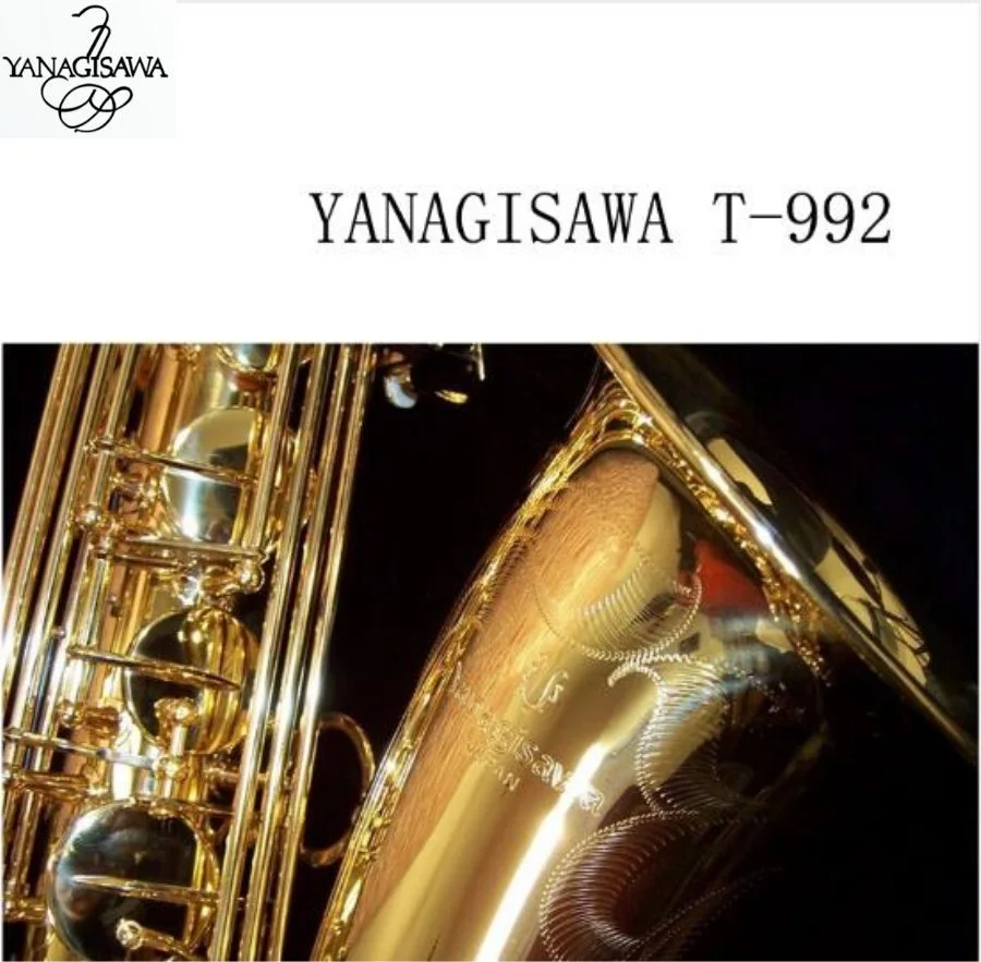 

New YANAGISAWA T-902 Saxophone Tenor Support Professional Lacquer Gold Tenor Saxophone Sax with accessories High Quality