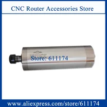 4 подшипник 2.2KW мотор шпинделя ER20 AC220V/AC380V с водяным охлаждением двигателя шпинделя D85* 243 мм 24000 об/мин Деревообработка при помощи станка с ЧПУ шпиндель мотора