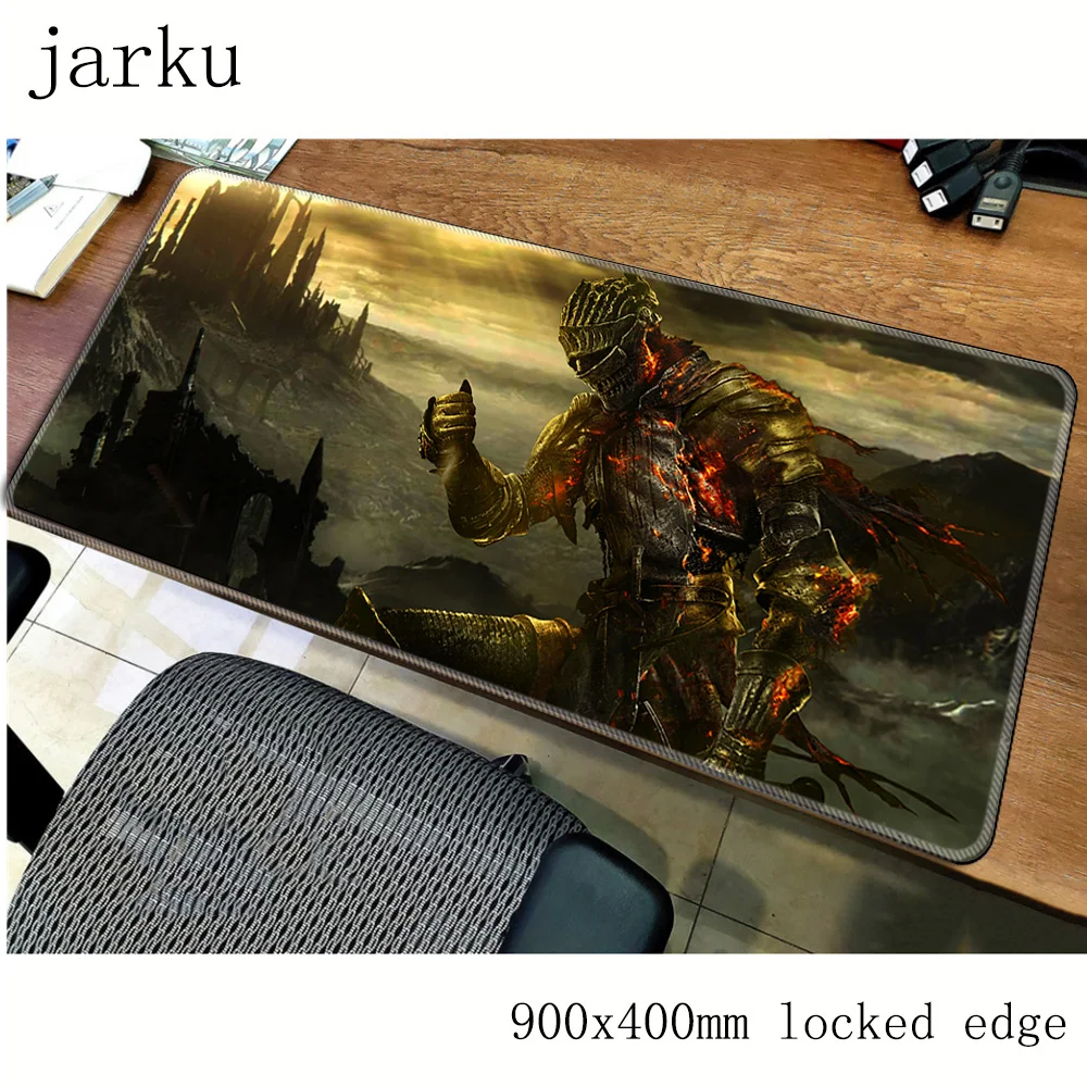 Продажа Коврик для мыши dark souls, геймер, 900x400 мм, коврик для мыши, большой игровой коврик для мыши, лидер продаж, коврик для мыши, компьютерный Настольны...