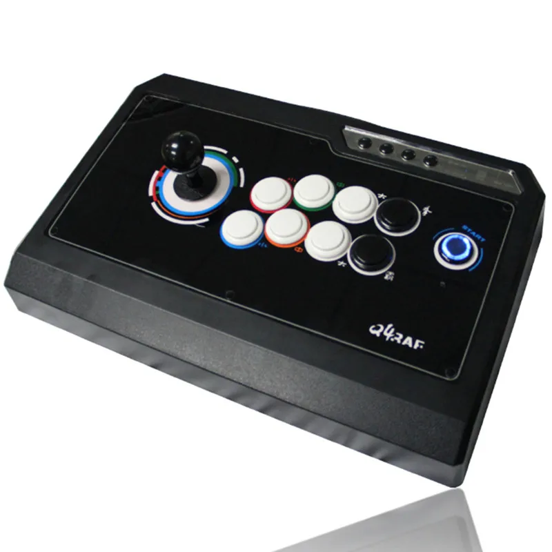  New Triple function game joystick arcade fighting without delay USB computer Fluorescence Arcade Wr