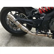 

38-51MM Motorcycle Stainelss Steel GP Exhaust Muffler with Removable DB Killer for ninja suzuki kawasaki GSXR1000 GSR750 r15