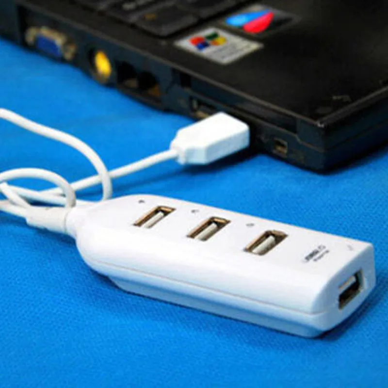 4 порты и разъёмы Высокое скорость USB 2,0 Multi HUB Splitter Разъем расширения Настольный ПК ноутбук адаптер конвертер данных зарядное устройство кабель