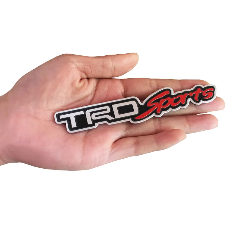 3D сплав TRD спорт, автомобильный стикер эмблема значок наклейка для автомобиля Toyota хвост крыло внешние аксессуары