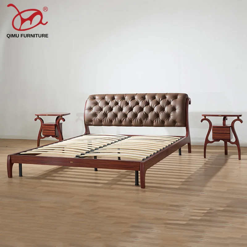NoEnName Modem Chinese furniture suits suitable for bed room solid wood recliner and footstool elegant antique design furniture