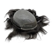 Био кружевная основа стиль кружева замена волос для мужчин волосы для мужчин FedEx DHL