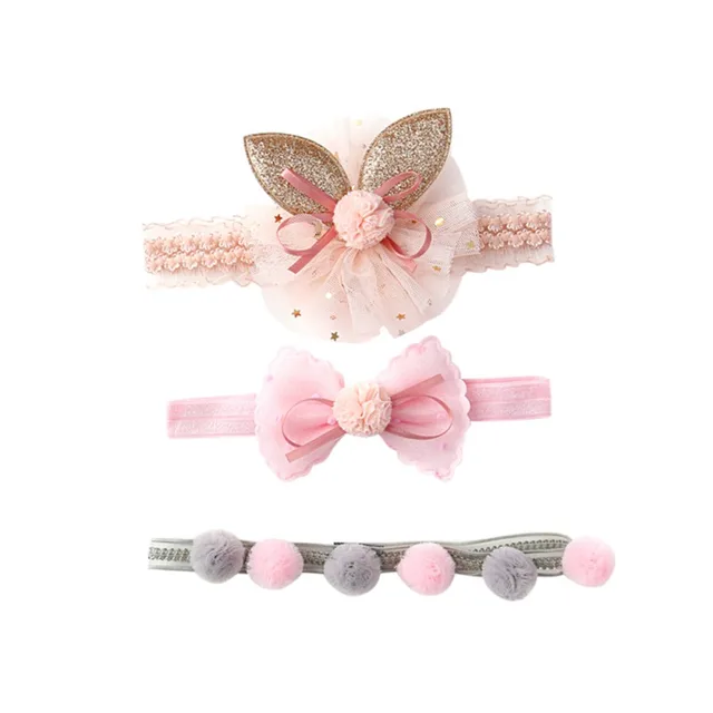 2018 New Hot 0 4Y 3pcs/Set Children Girls Hair Accessories Children