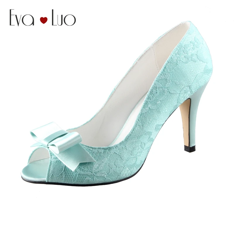 mint heels wedding