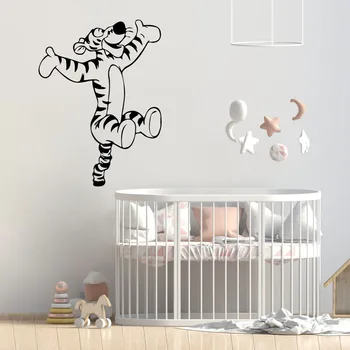 

Cartoon Wall Decal Winnie The Pooh Wall Stickers For Kids Room Removable Home Decorative Tigger Nursery Waterproof B561
