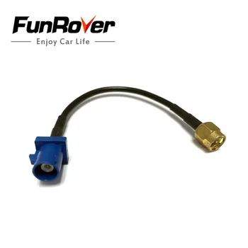 

FUNROVER GPS antenna Fakra Adapter Shark Buchse for VW for Seat for Benz forford GPS Antenna Extension Cable Fakra Z Female