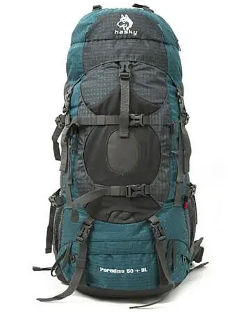 Jungle King новые сумки для альпинизма 50+ 5L Большой Вместительный рюкзак с качественной системой с непромокаемым чехлом кг - Цвет: Синий цвет