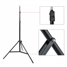 2 m 1/4 אור ציוד צילום טלפון Stand stand מחזיק מצלמה כובע מנורה 6’56 “חצובה צילום סטודיו אבזרים