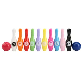 

Cartoon Digital Bowling Kids Puzzle Parent-child Leisure Interactive Toys Puzzle decompression toy color and number