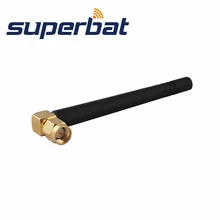 Superbat Wi-Fi антенна 2,4 ГГц 3dBi Omni Booster SMA штекер RA 50 Ом для беспроводной маршрутизатор WLAN PCI карта резиновая утка антенна