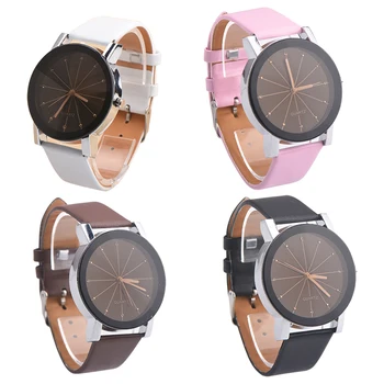 

DHL free shipping 100pc/Lot Men Wome watch Luxury Brand Quartz Clock Fashion Leather belts Watches Cheap Sports wristwatch