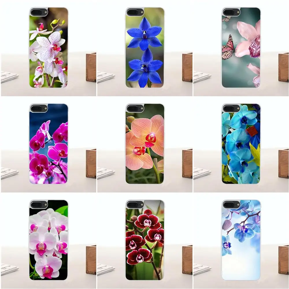 

Bixedx Orchid Flower For Huawei Honor Mate 7 7A 8 9 10 20 V8 V9 V10 G Lite Play Mini Pro P Smart High Quality Phone Case