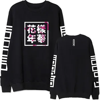 Free Shipping Bangtan Boys Kpop BTS Stars Smae Style Women Hoodies Sweatshirts Letter Printed Hoodies Size S-XL Drop Shipping