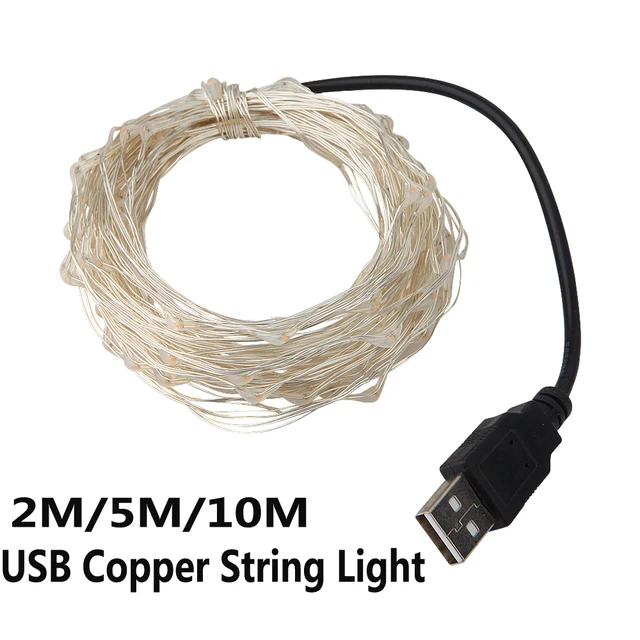 camping string lights usb