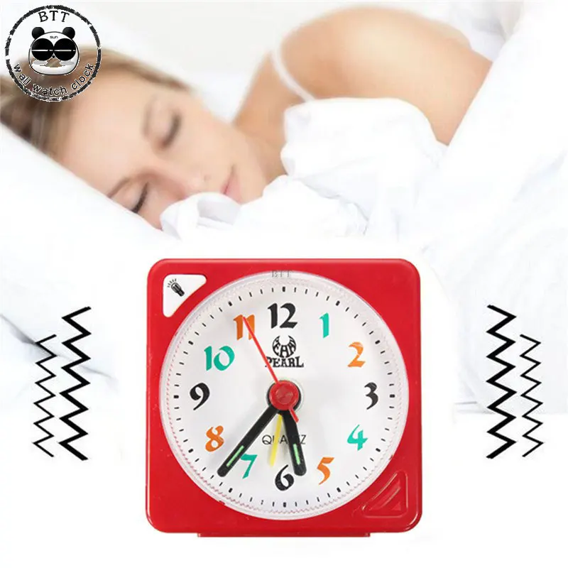 

Mini Alarm Clock Operated with Snooze Led Night Light Digital Clock Number Desk Alarm Clock Watch Clocks