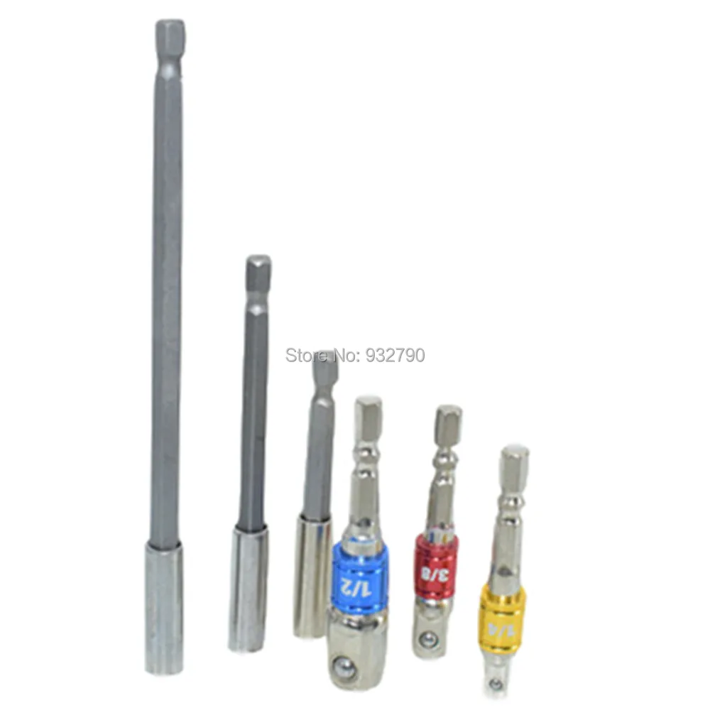 Magnetic Bit Extensions Holder Bar Drill Nut Driver Hex