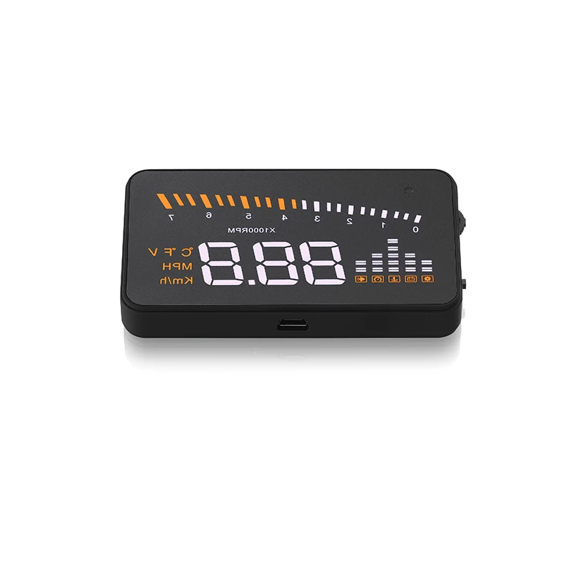 JUEFAN X5 OBD2 OBD II или EOBD HUD Дисплей Plug and Playcar автомобильный скоростной проектор лобовое