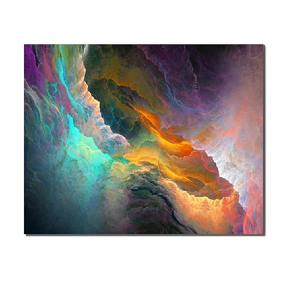 

Modern Abstract Canvas Wall Artwork Science Fiction Universe No Frame Oil Painting For Home Decoration Living Room Wedding Decor