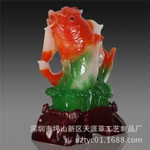 Производители смолы украшение с животными счастливые украшения для дома оптовые рыбы каждый год более чем